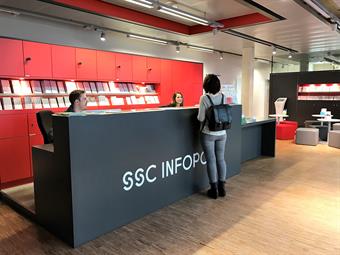 Theke des SSCV-Infopoints