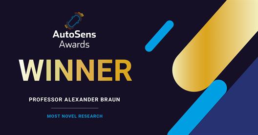 Gleich zwei große Erfolge für Prof. Dr. Alexander Braun vom Fachbereich Elektro- und Informationstechnik der Hochschule Düsseldorf im November 2021: Er erhielt den AutoSens award und einen Best Paper Award.