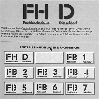 Erstes Webdesign FH D