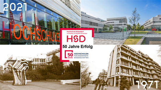 50 years of Düsseldorf University of Applied Sciences