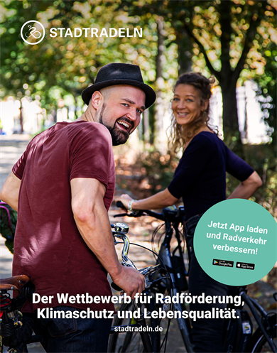 Unter dem Motto "Radeln für ein gutes Klima" beteiligt sich die Landeshauptstadt Düsseldorf am deutschlandweiten Wettbewerb Stadtradeln des Klima-Bündnis'.