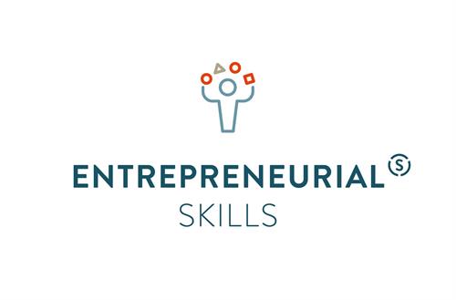 Das Bild zeigt das Logo des Förderprogramms "Entrepreneurial Skills". 