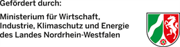 Logo Ministerium für Wirtschaft, Industrie, Klimaschutz und Energie des Landes Nordrhein-Westfalen