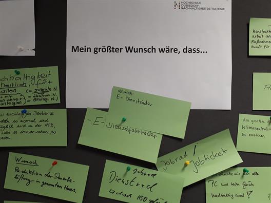 Ergebnisse der Bewegungsübung „Wunsch und Wirklichkeit“