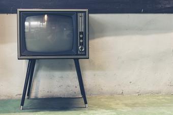 Bild eines Fernsehers