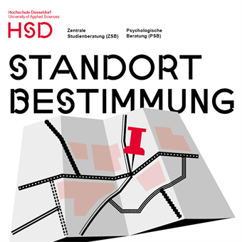 Sie brauchen Hilfe bei der Standortbestimmung? Die Zentrale Studienberatung der Hochschule Düsseldorf berät Sie gern!